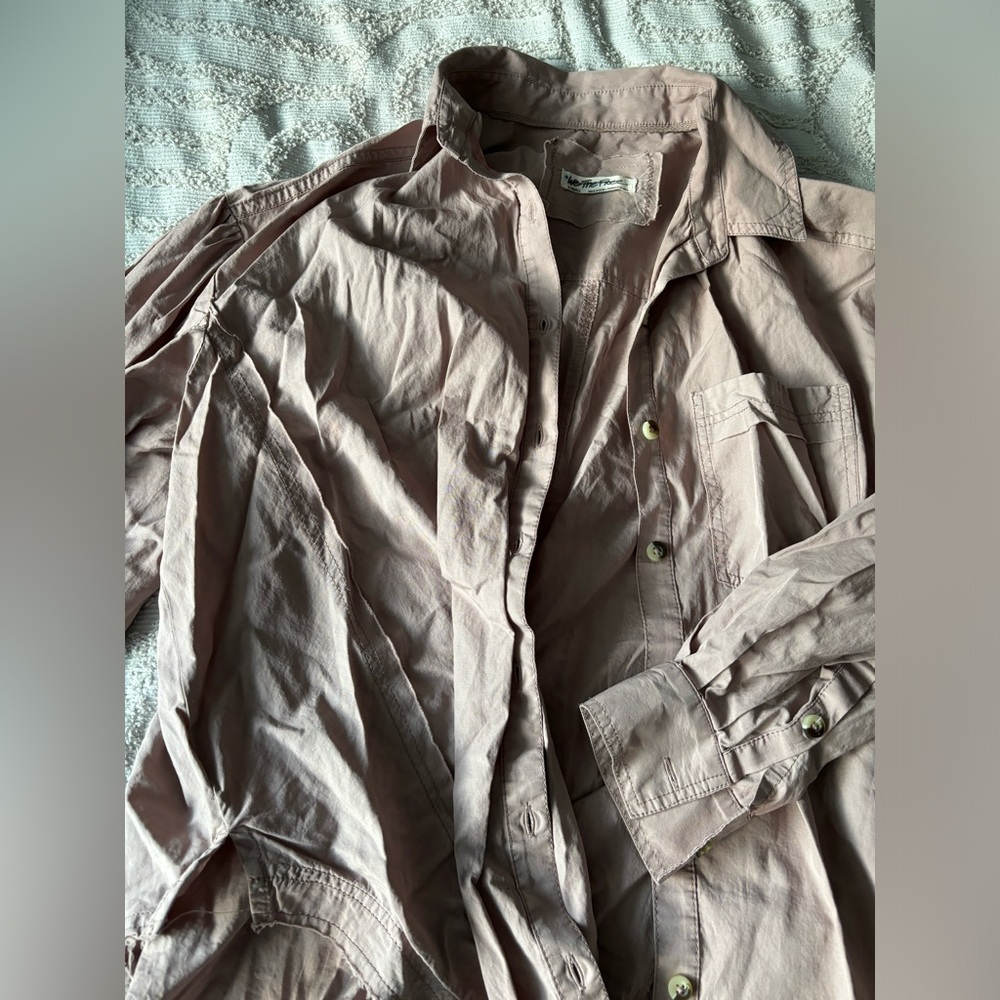 XS free people button-down